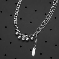 304 Stainless Steel Hip-Hop Geometric Necklace main image 5