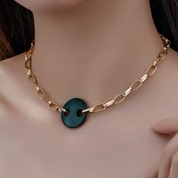 Simple Style Classic Style Geometric Wood Ferroalloy Plating Women's Necklace main image 7