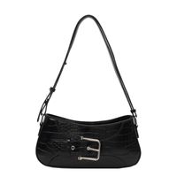 Women's Pu Leather Solid Color Classic Style Zipper Shoulder Bag sku image 4