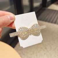 Women's Casual Sweet Flower Bow Knot Alloy Plating Hair Clip sku image 1