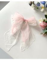 Women's Elegant Sweet Bow Knot Cloth Hair Clip sku image 1