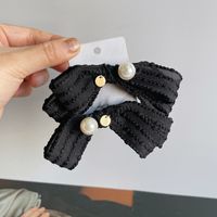 Women's Sweet Simple Style Bow Knot Cloth Hair Clip main image 4