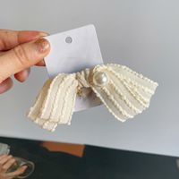 Women's Sweet Simple Style Bow Knot Cloth Hair Clip main image 2