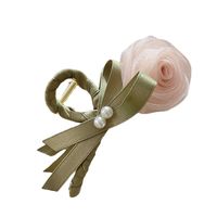 Women's Sweet Simple Style Rose Alloy Cloth Gauze Hair Claws main image 2