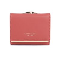 Women's Solid Color Pu Leather Buckle Wallets sku image 6