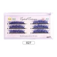 Europe And America Cross Border Ball 6d Thick Three-Dimensional Long Exaggerated Grafting Color Eyelashes Eyelash Segmented Volume Wholesale sku image 7