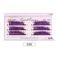 Europe And America Cross Border Ball 6d Thick Three-Dimensional Long Exaggerated Grafting Color Eyelashes Eyelash Segmented Volume Wholesale sku image 10