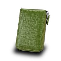 Multi-function Zipper Organ Card Holder Multi-card Card Holder Coin Purse Leather Card sku image 9