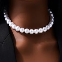 Elegant Glam Geometric Plastic Ferroalloy Beaded Women's Necklace sku image 1