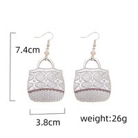 1 Paire Décontractée Style Simple Sac Alliage Boucles D'oreilles main image 2