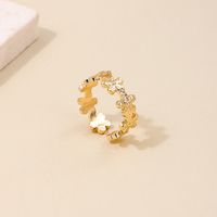 Wholesale Jewelry IG Style Geometric Alloy Plating Open Rings sku image 2