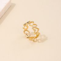 Wholesale Jewelry IG Style Geometric Alloy Plating Open Rings sku image 3