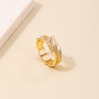 Wholesale Jewelry IG Style Geometric Alloy Plating Open Rings sku image 4