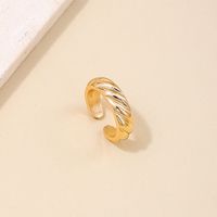 Wholesale Jewelry IG Style Geometric Alloy Plating Open Rings sku image 6