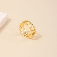 Wholesale Jewelry IG Style Geometric Alloy Plating Open Rings sku image 10