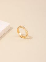 Wholesale Jewelry IG Style Geometric Alloy Plating Open Rings sku image 13