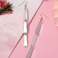 1 Pair Simple Style Classic Style Geometric Arylic Drop Earrings main image 5