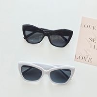 Streetwear Solid Color Pc Resin Special-Shaped Mirror Full Frame Women's Sunglasses main image 3