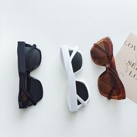 Streetwear Solid Color Pc Resin Special-Shaped Mirror Full Frame Women's Sunglasses main image 2