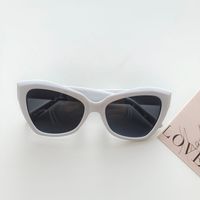 Streetwear Solid Color Pc Resin Special-Shaped Mirror Full Frame Women's Sunglasses sku image 1