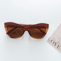 Streetwear Solid Color Pc Resin Special-Shaped Mirror Full Frame Women's Sunglasses sku image 7