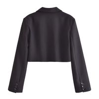 Women's Long Sleeve Blazers Pocket Business Solid Color main image 6