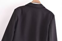 Women's Long Sleeve Blazers Pocket Business Solid Color main image 8