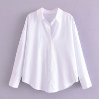 Women's Blouse Long Sleeve Blouses Casual Solid Color main image 7