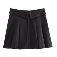 Holiday Street Women's Elegant Streetwear Solid Color Polyester Skirt Sets Skirt Sets main image 5
