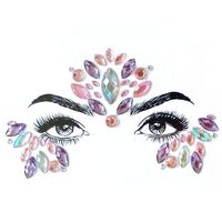 November New Acrylic Face Pasters New Exquisite Resin Onion Powder Forehead Stickers Affixed Tattoo Sticker Christmas Adhesive sku image 30