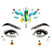 November New Acrylic Face Pasters New Exquisite Resin Onion Powder Forehead Stickers Affixed Tattoo Sticker Christmas Adhesive sku image 16