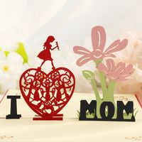 Mother'S Day Simple Style Heart Shape Paper Daily Date Festival Card main image 1