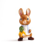 Pastoral Rabbit Carrot Resin Housewarming Home Party Ornaments main image 5