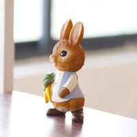 Pastoral Rabbit Carrot Resin Housewarming Home Party Ornaments main image 3