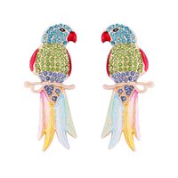 Casual Retro Bird Alloy Zircon Women's Ear Studs 1 Pair sku image 1