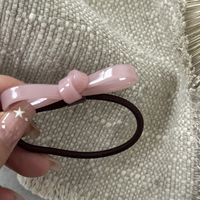 Women's Simple Style Bow Knot Acetic Acid Sheets Hair Tie sku image 1
