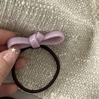 Women's Simple Style Bow Knot Acetic Acid Sheets Hair Tie sku image 8