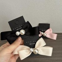 Women's Simple Style Bow Knot Cloth Hair Clip main image 1