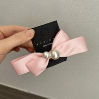 Women's Simple Style Bow Knot Cloth Hair Clip sku image 3