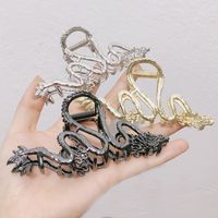 Women's IG Style Dragon Metal Plating Hair Claws main image 3