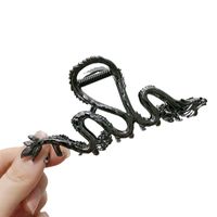 Women's IG Style Dragon Metal Plating Hair Claws main image 4