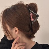 Women's Sweet Cool Style Letter Metal Hair Claws main image 3