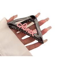 Women's Sweet Cool Style Letter Metal Hair Claws main image 4