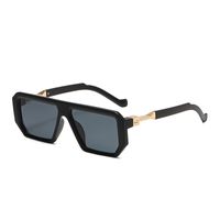Simple Style Geometric Solid Color Ac Polygon Full Frame Women's Sunglasses sku image 2