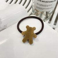 Women's Cartoon Style Bear Acetic Acid Sheets Hair Tie sku image 1