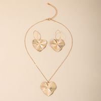 IG Style Glam Heart Shape Alloy Plating Women's Earrings Necklace main image 5