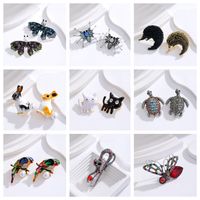 Style IG Animal Alliage Incruster Strass Unisexe Broches main image 1