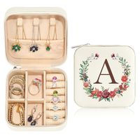 Cute Solid Color Pu Leather Jewelry Boxes main image 1