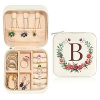 Cute Solid Color Pu Leather Jewelry Boxes sku image 2