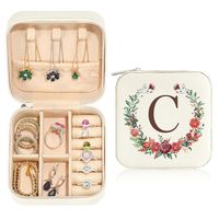 Cute Solid Color Pu Leather Jewelry Boxes sku image 3